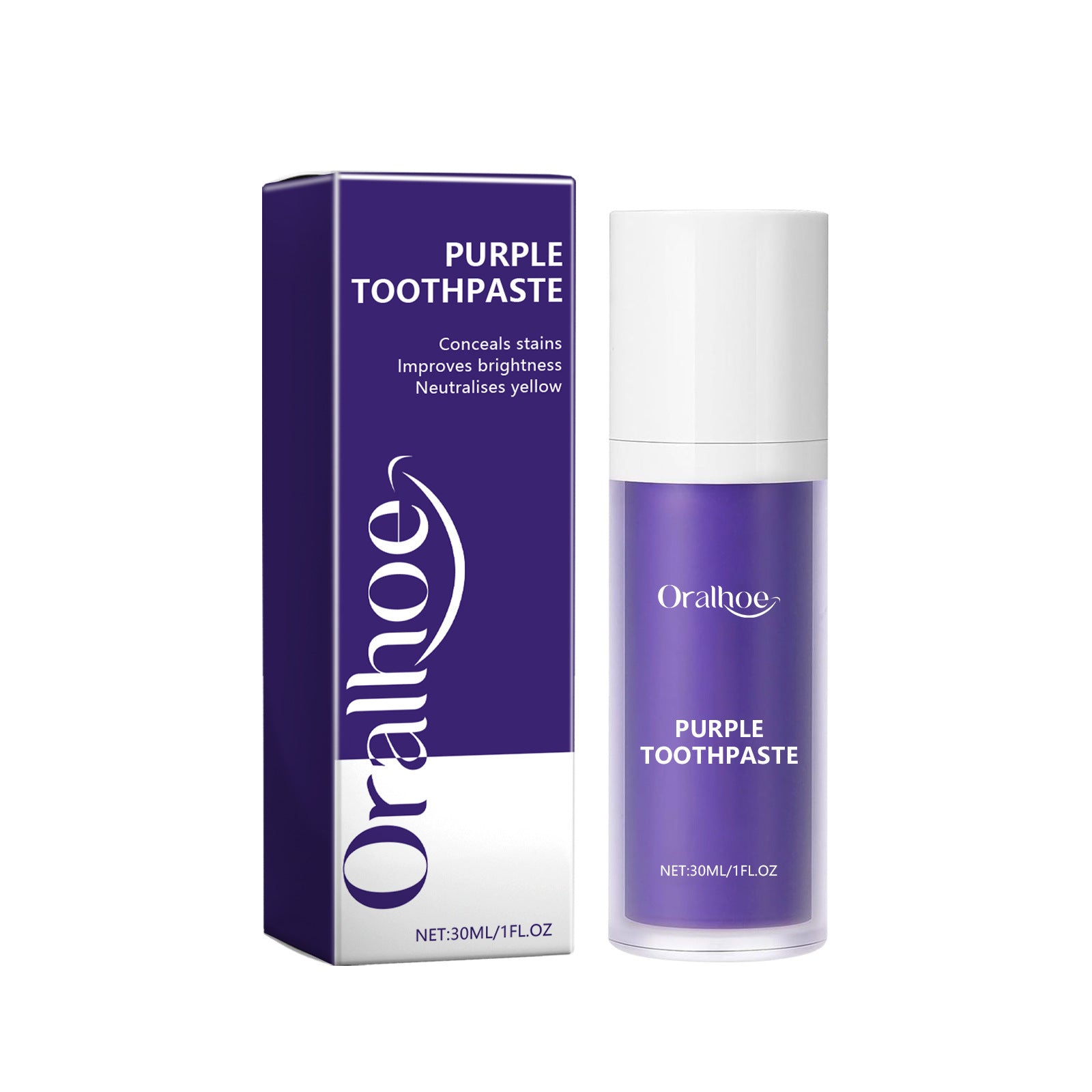Dentifrice Violet Klaar™ — Blanchiment & Correction de Teinte